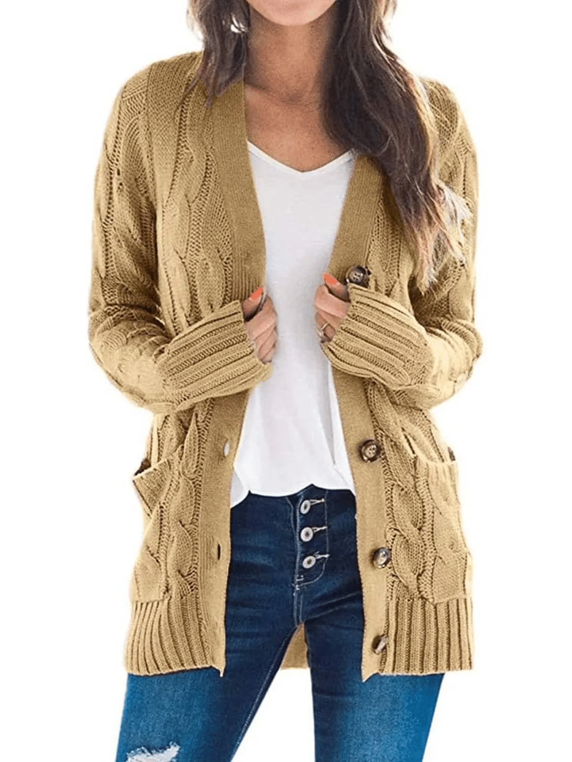 Elowen Button-Down Knit Cardigan