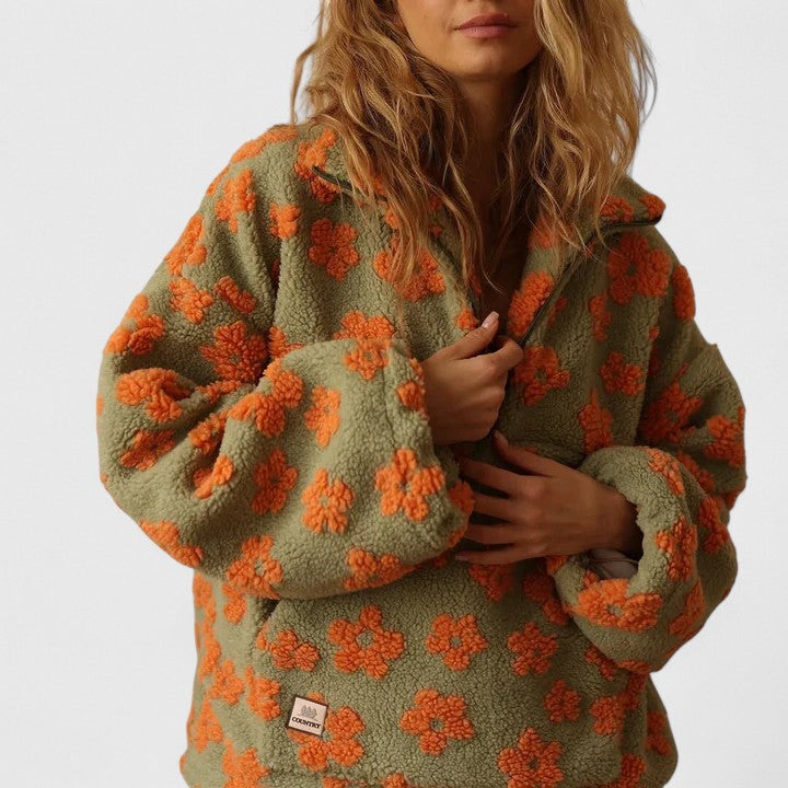 Marcelline Half-Zip Sweater