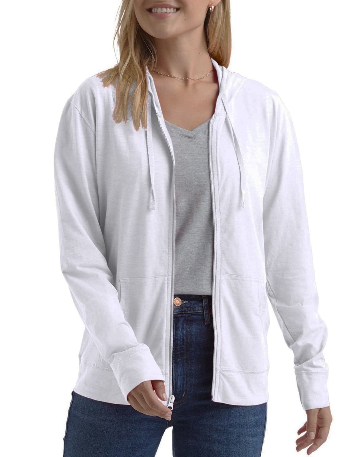 Lena Lightweight Zip Hoodie