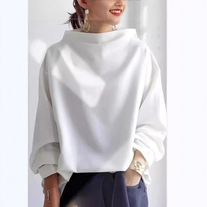 Pamela | High-Neck Casual Top