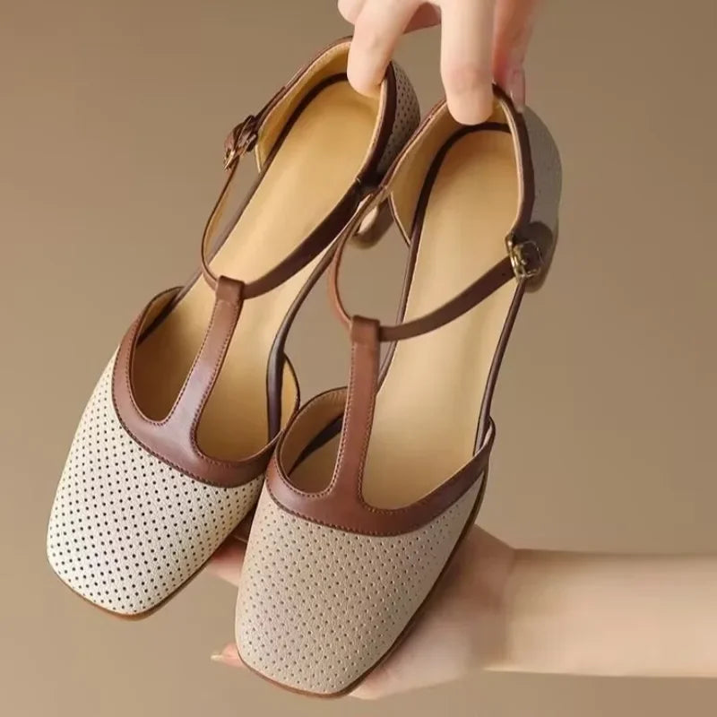 Camille Mid Heel Shoes