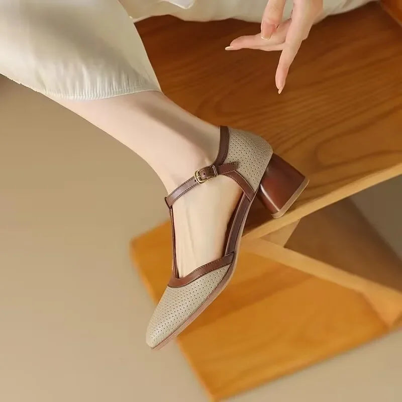 Camille Mid Heel Shoes