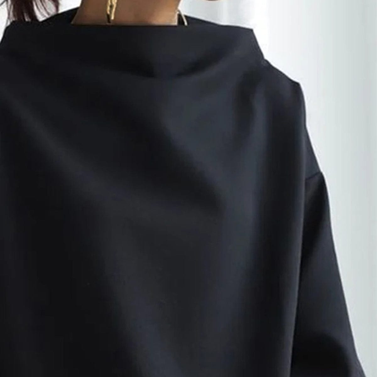 Pamela | High-Neck Casual Top