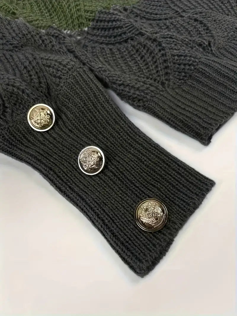 Benilda Elegant V-Neck Sweater