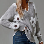 Tracy Flower Sweater