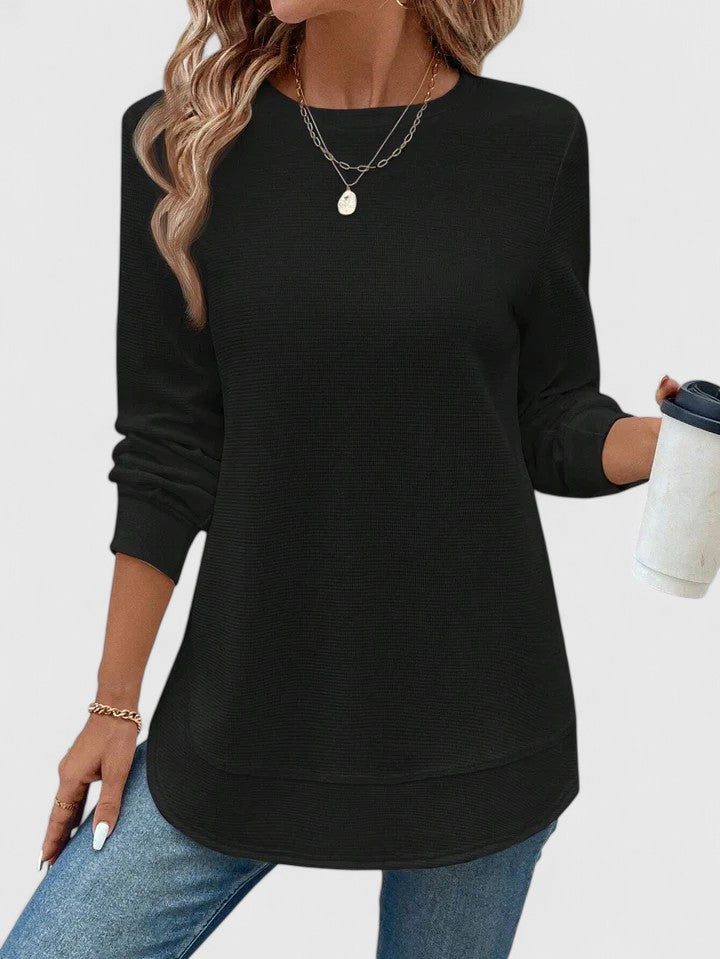 Nadyalyn Elegant O-Neck Long Sleeve