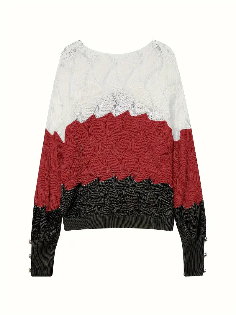 Benilda Elegant V-Neck Sweater