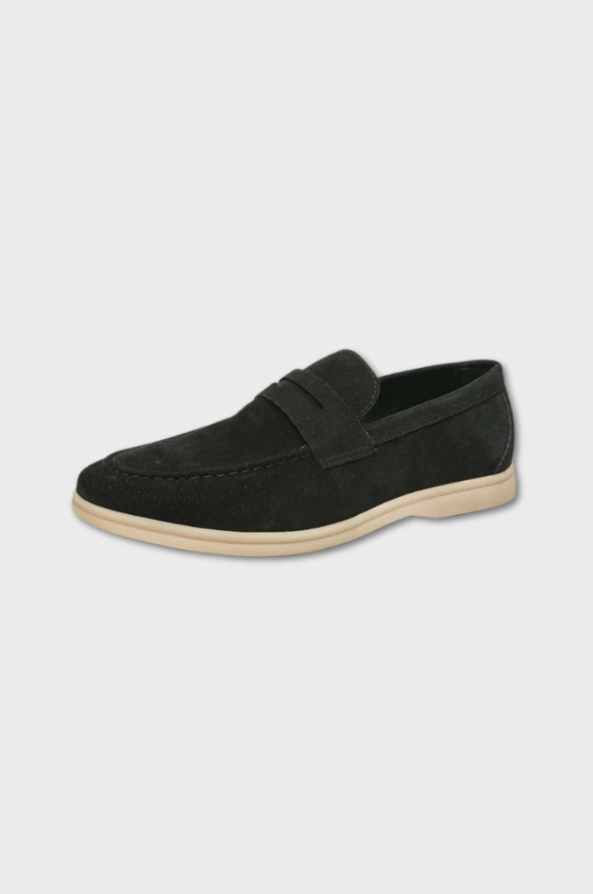 Suede Leather Loafers - Valourás