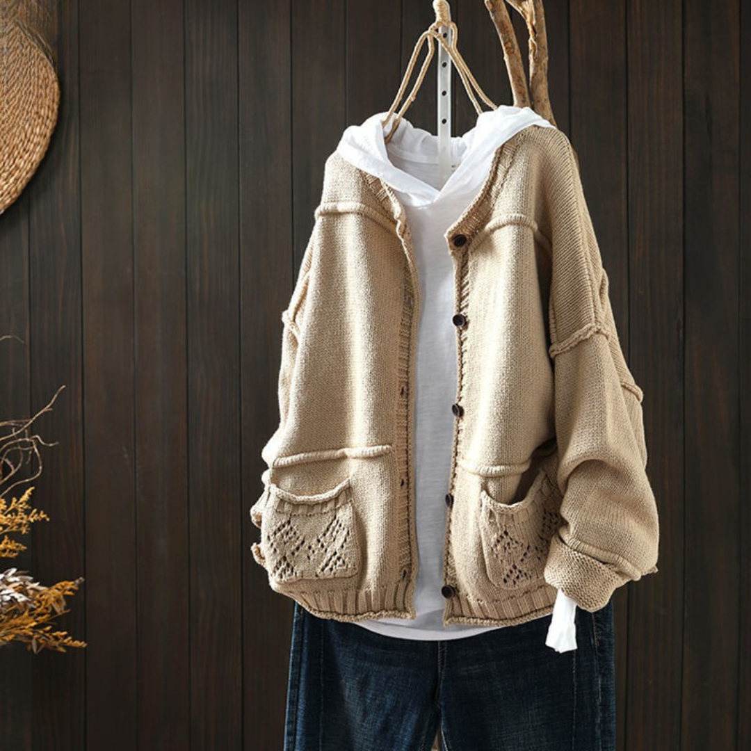 Margot Textured Knit Cardigan