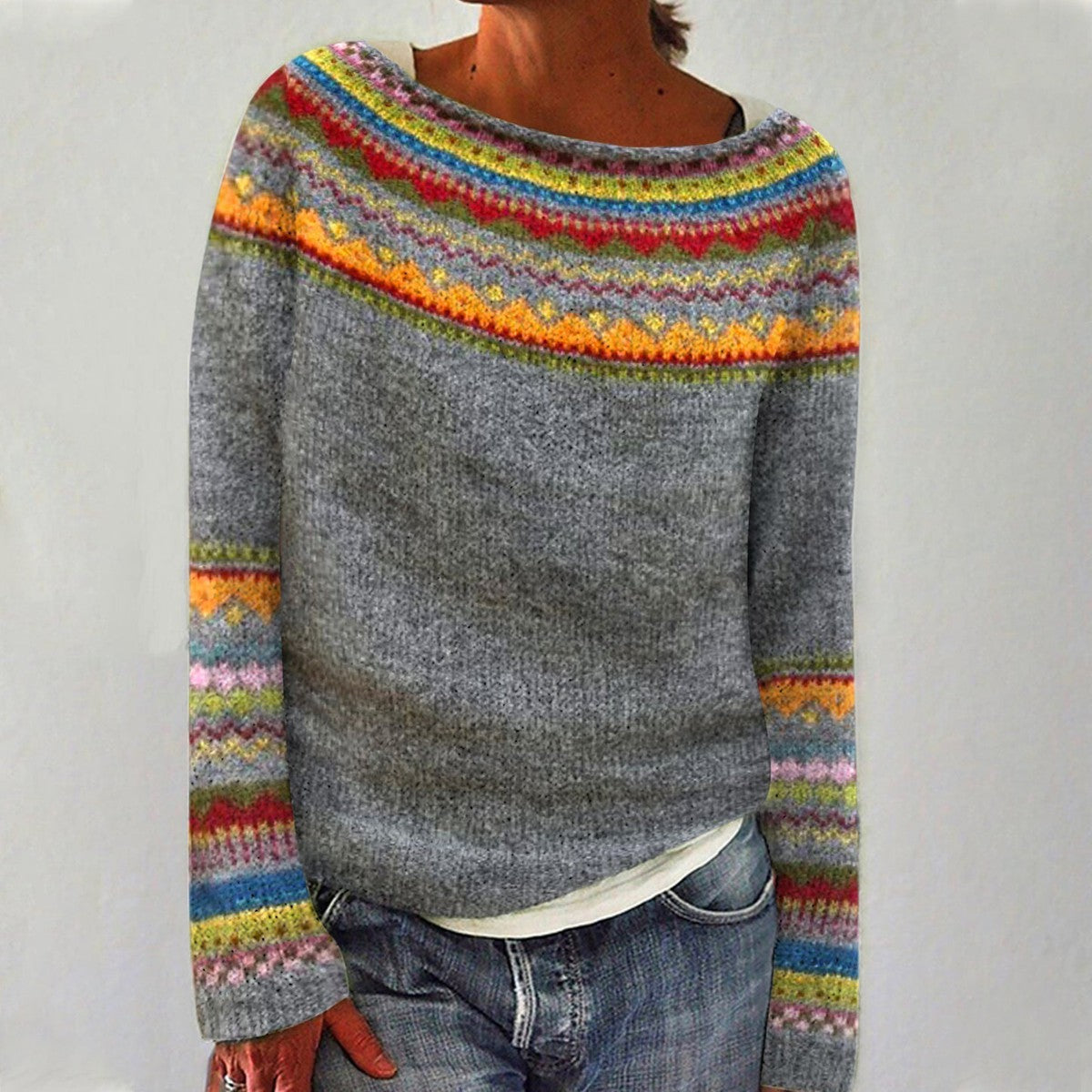 Emily™ Comfortable Retro Sweater