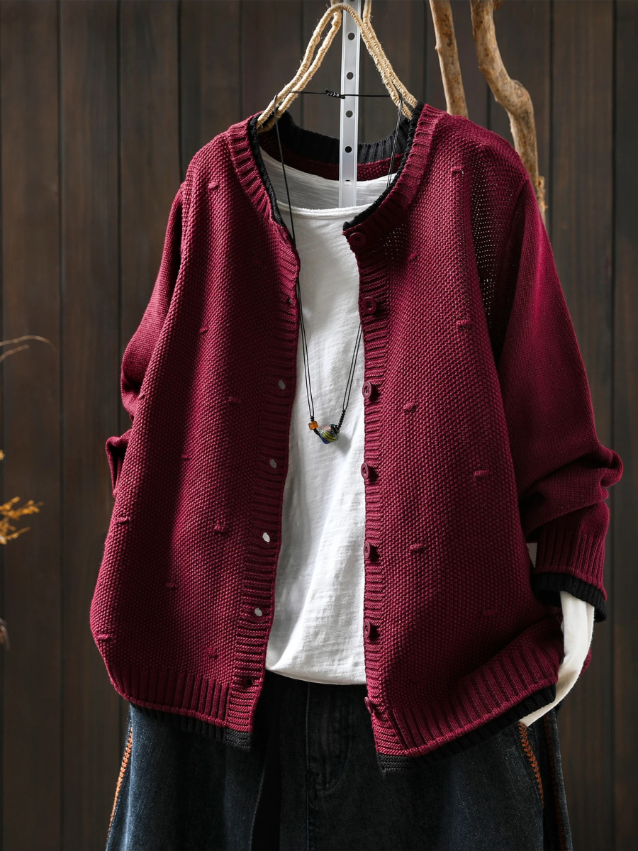 The Isolde Textured Cardigan