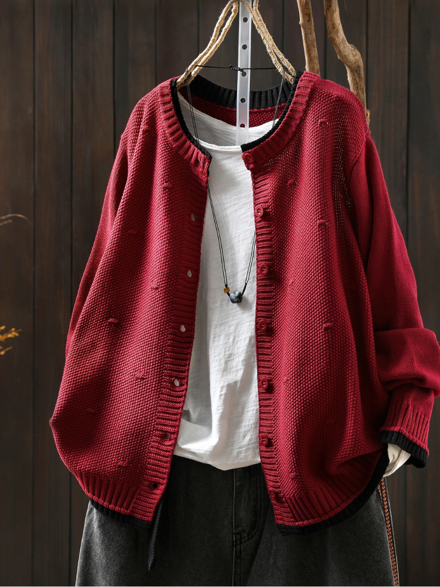The Isolde Textured Cardigan