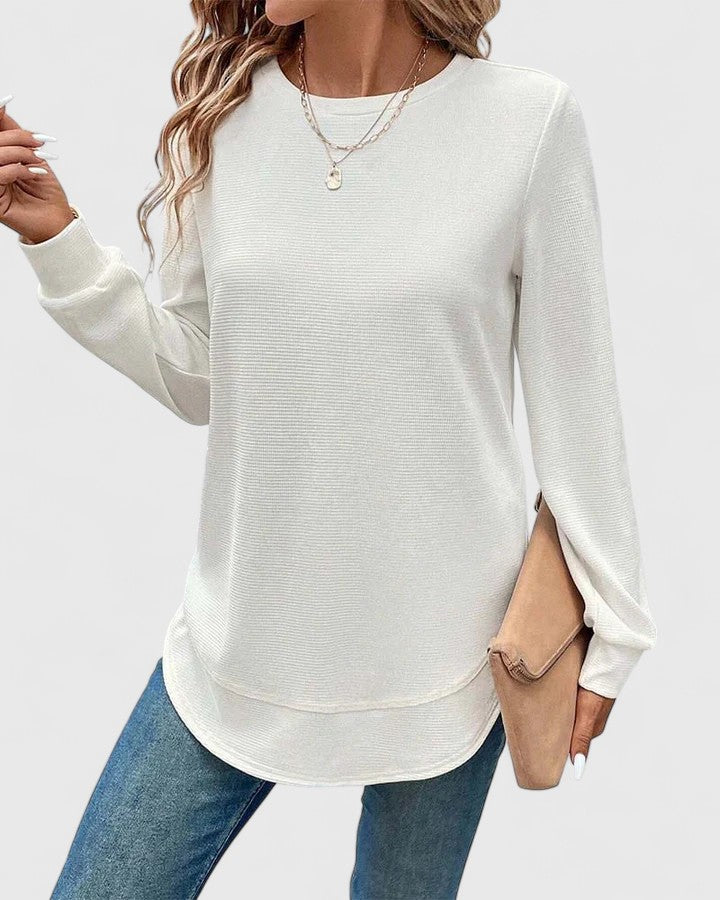 Nadyalyn Elegant O-Neck Long Sleeve