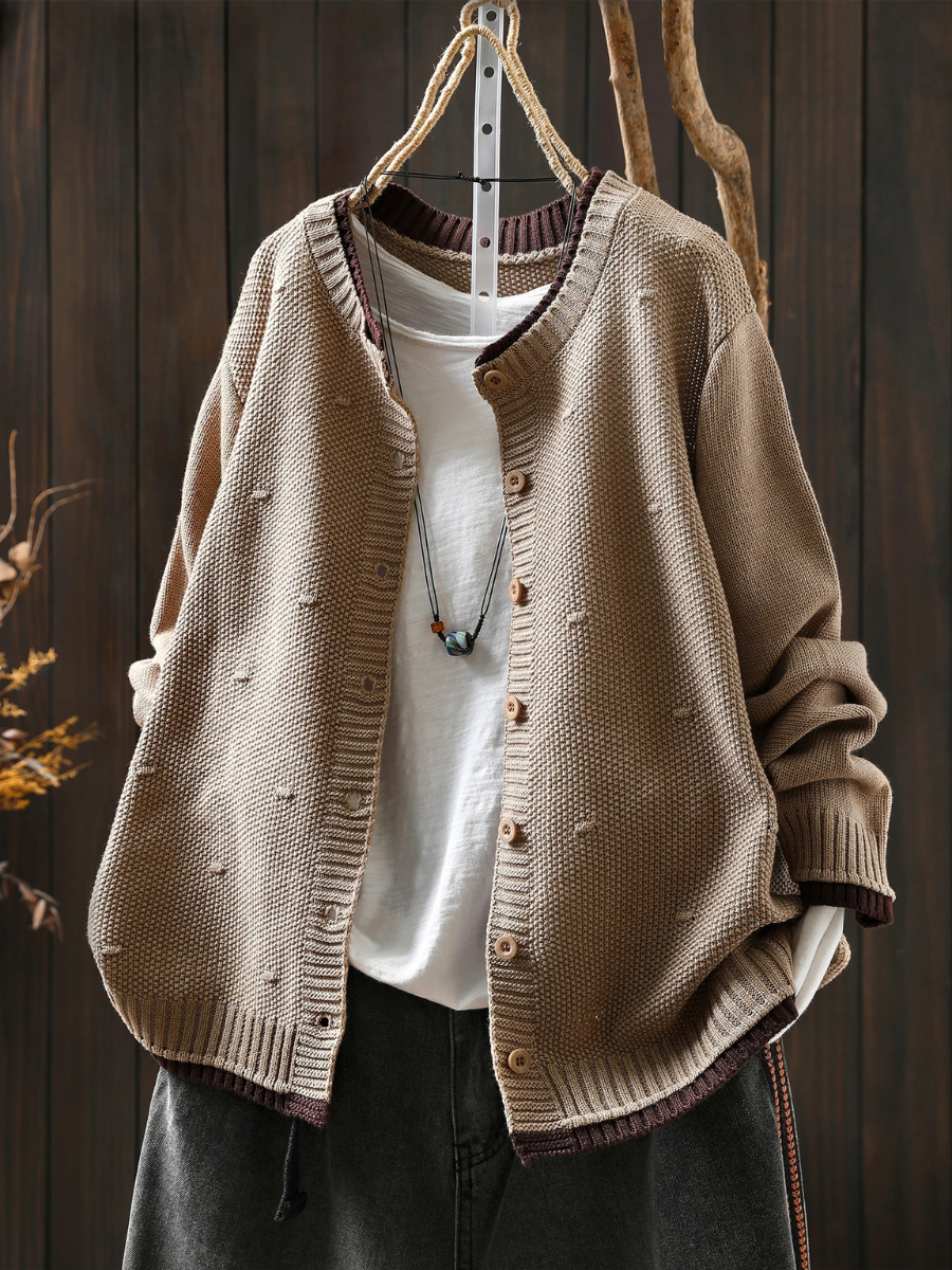 The Isolde Textured Cardigan