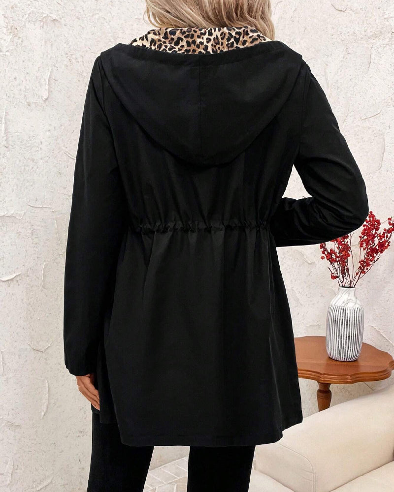 Bernice Reversible Leopard Coat