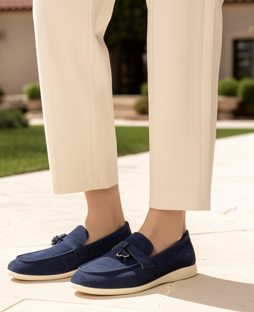 Lady Suede Loafers - Valourás