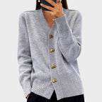 Hayla Chase | Heart Button Cardigan