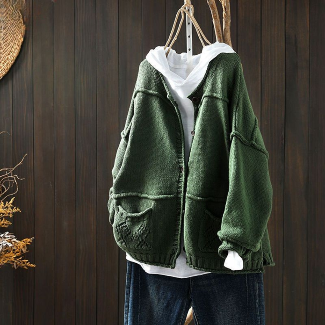 Margot Textured Knit Cardigan