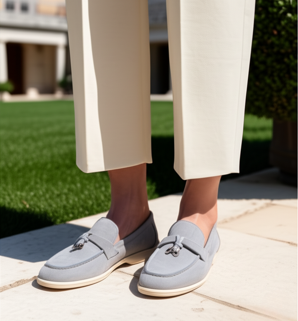 Lady Suede Loafers - Valourás