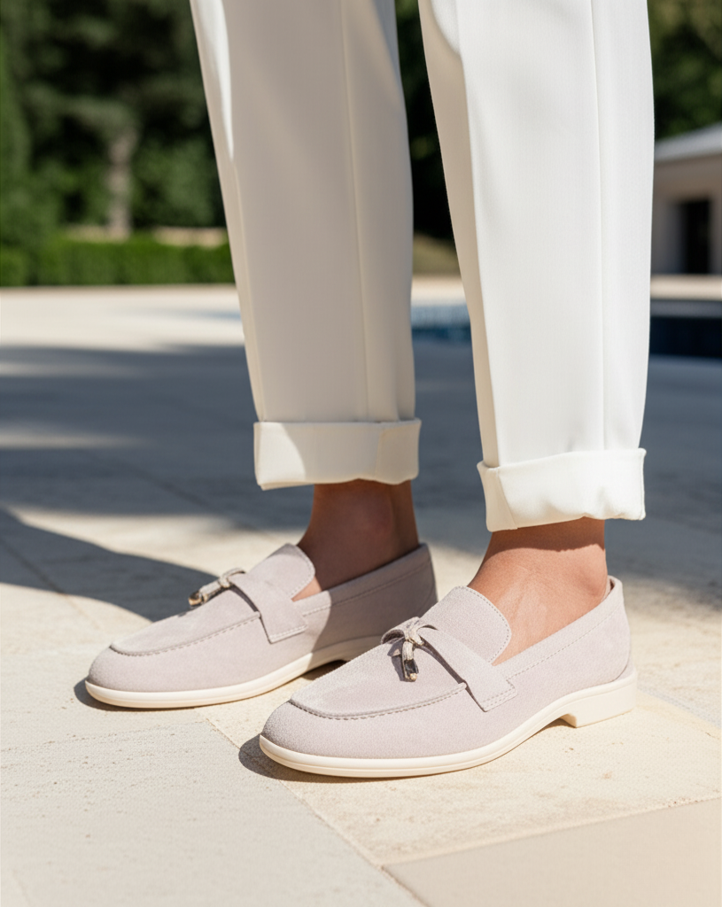 Lady Suede Loafers - Valourás
