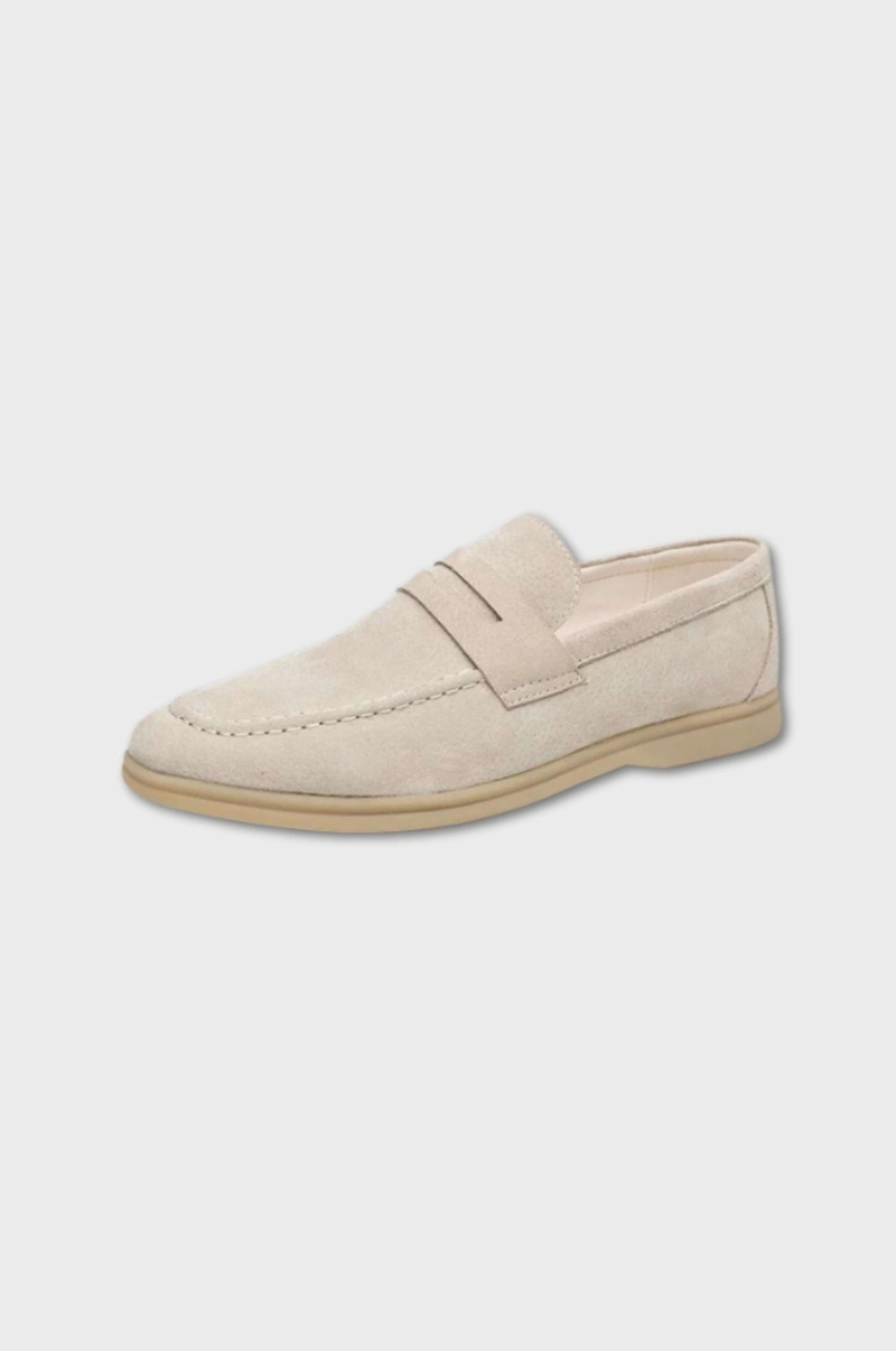 Suede Leather Loafers - Valourás