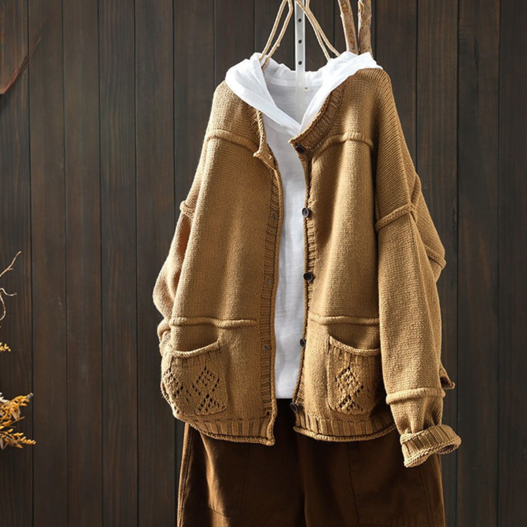 Margot Textured Knit Cardigan