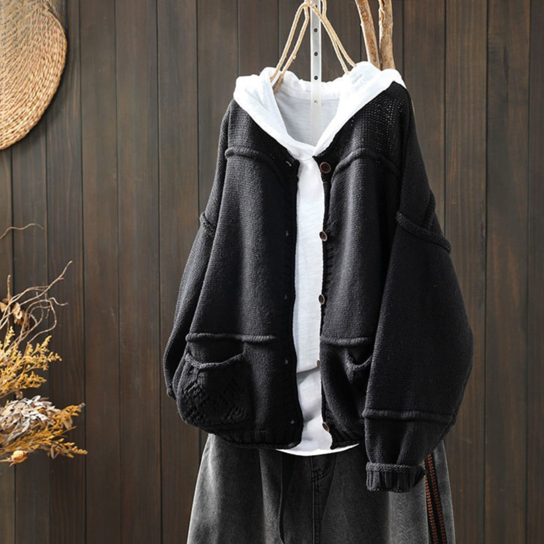 Margot Textured Knit Cardigan