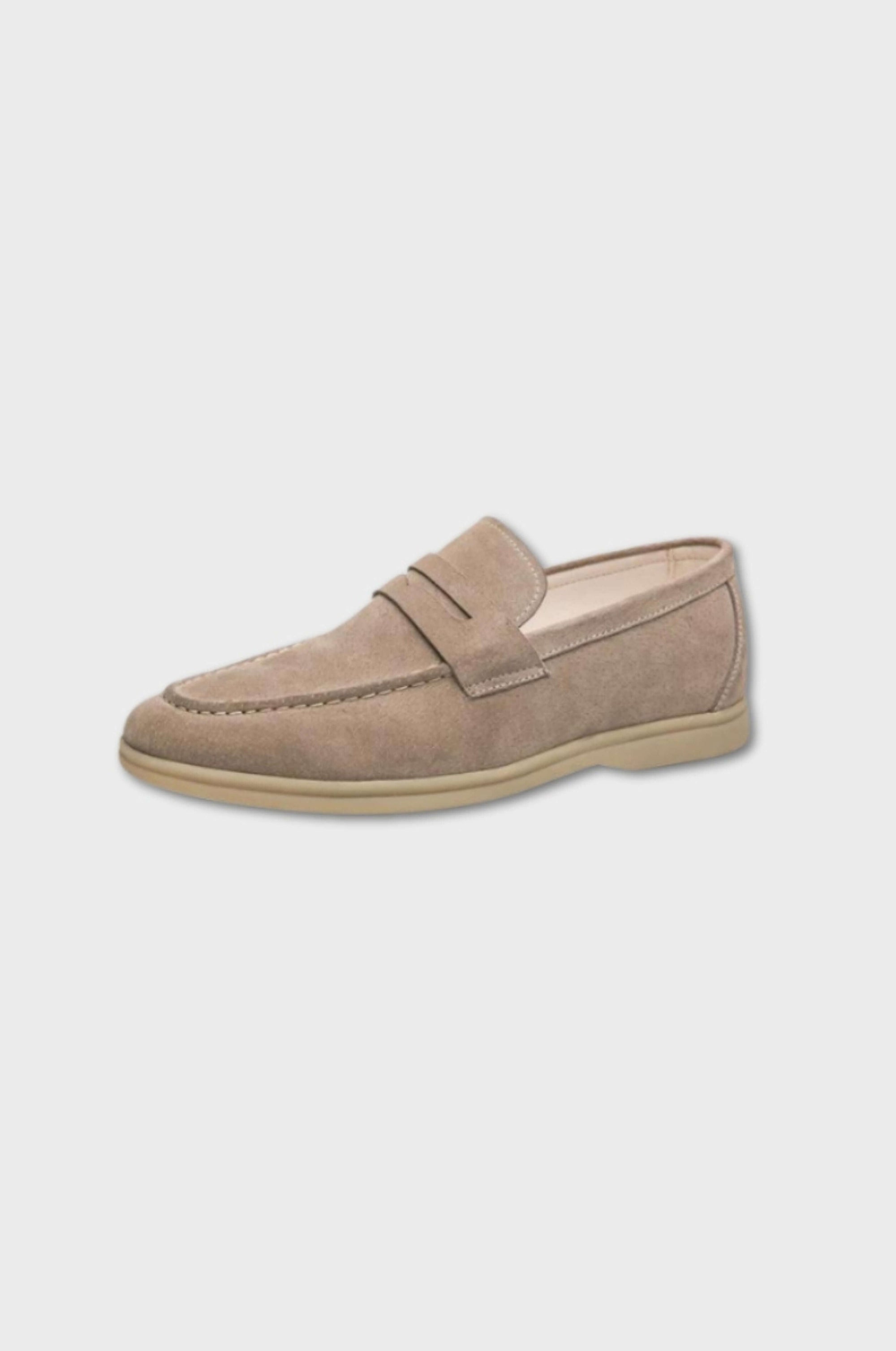 Suede Leather Loafers - Valourás
