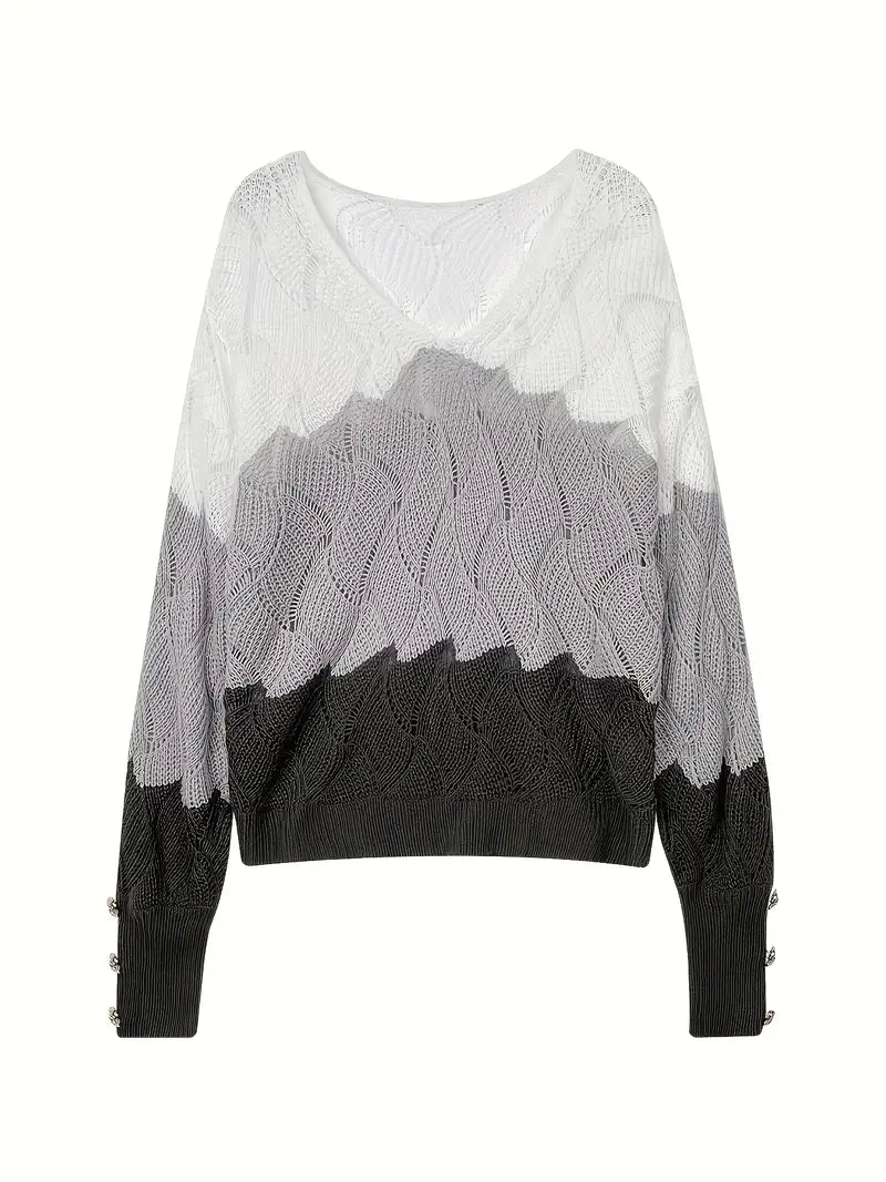 Benilda Elegant V-Neck Sweater