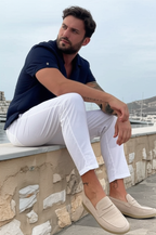 Suede Leather Loafers - Valourás