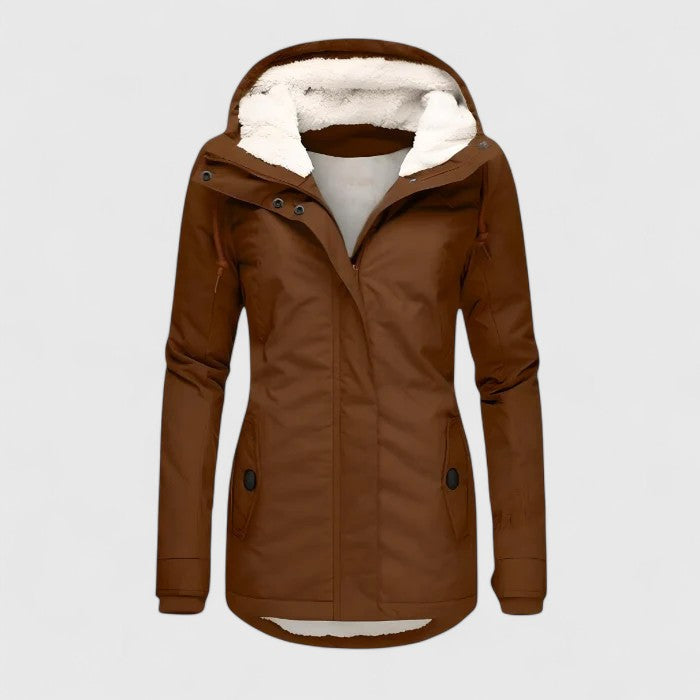 Seraline Weatherproof Hooded Winter Jacket