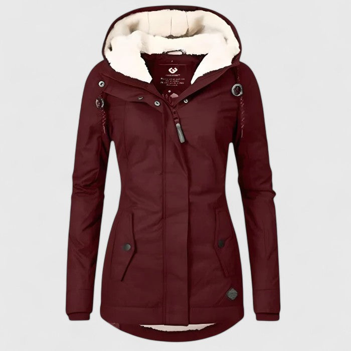 Seraline Weatherproof Hooded Winter Jacket