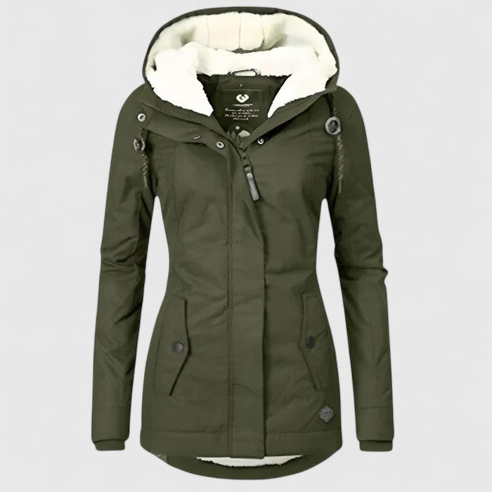 Seraline Weatherproof Hooded Winter Jacket