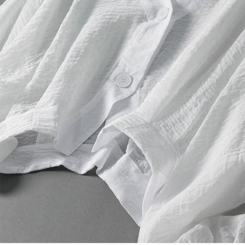 Sofia Linen Blouse - Valourás