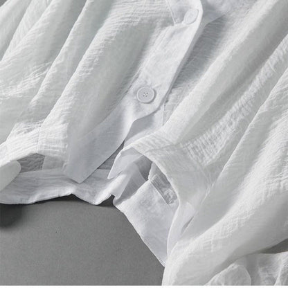 Sofia Linen Blouse - Valourás