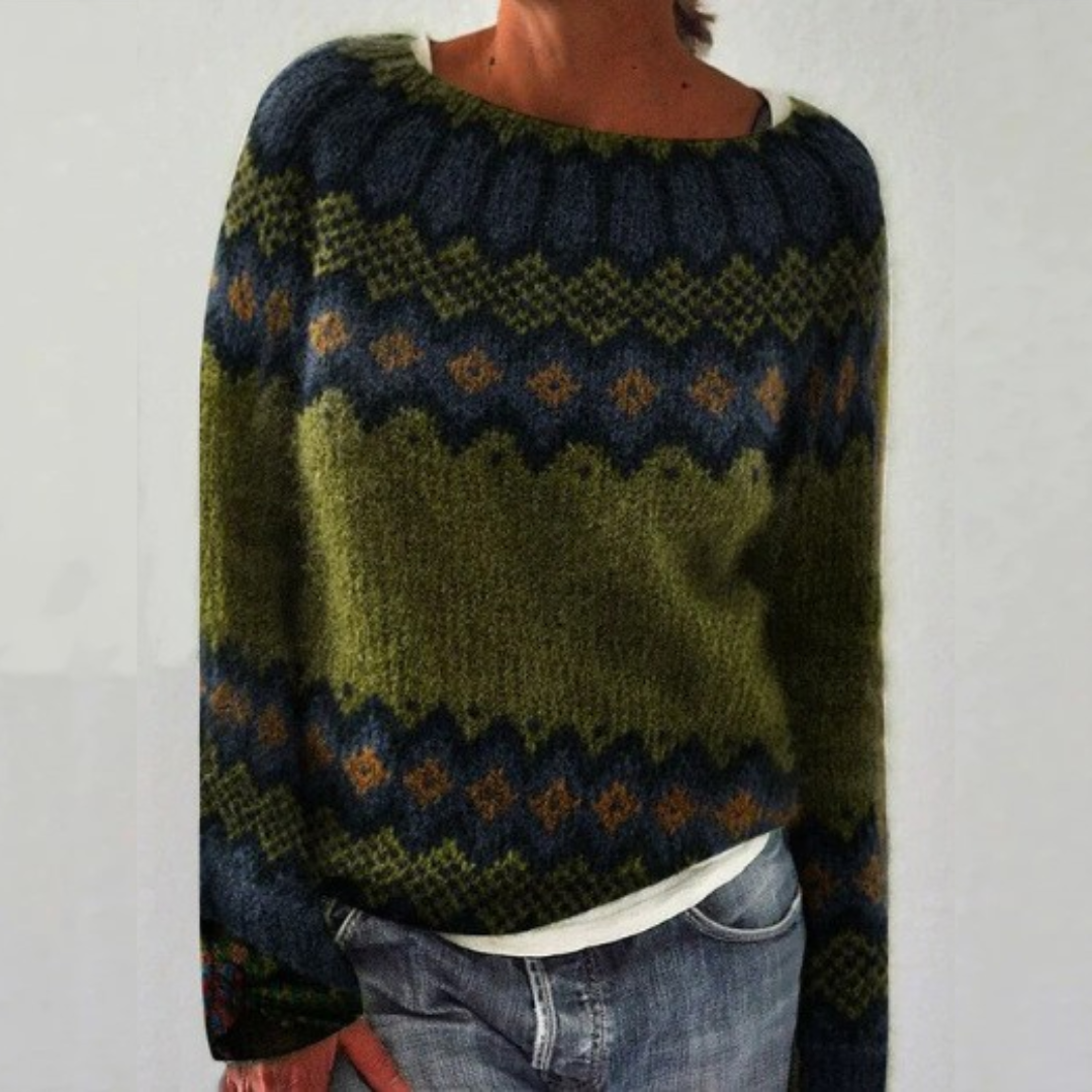 Emily™ Comfortable Retro Sweater