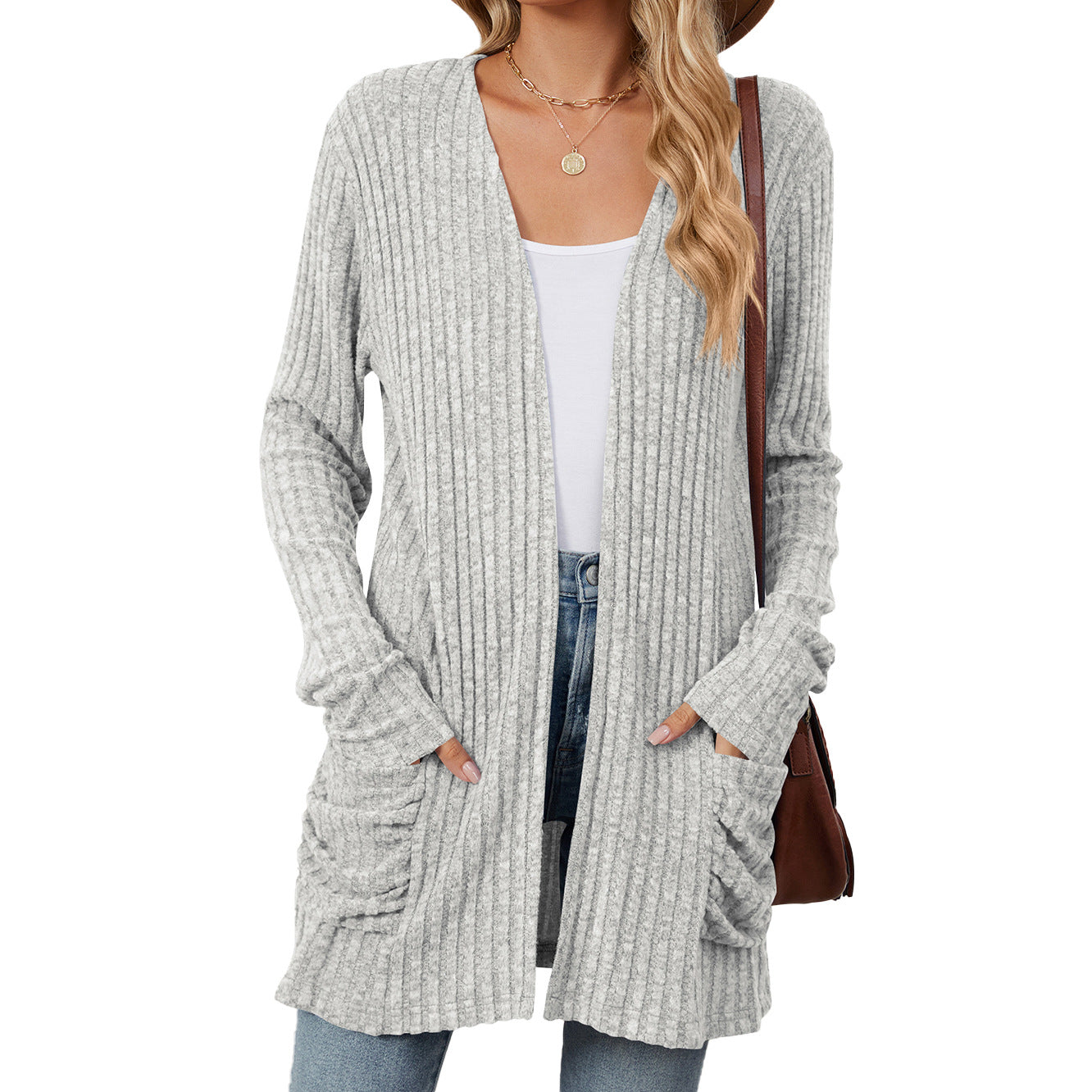 Nora Longline Ribbed Cardigan