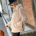 Iris Teddy Zip Cardigan