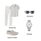 Grey White Outfit - Valourás