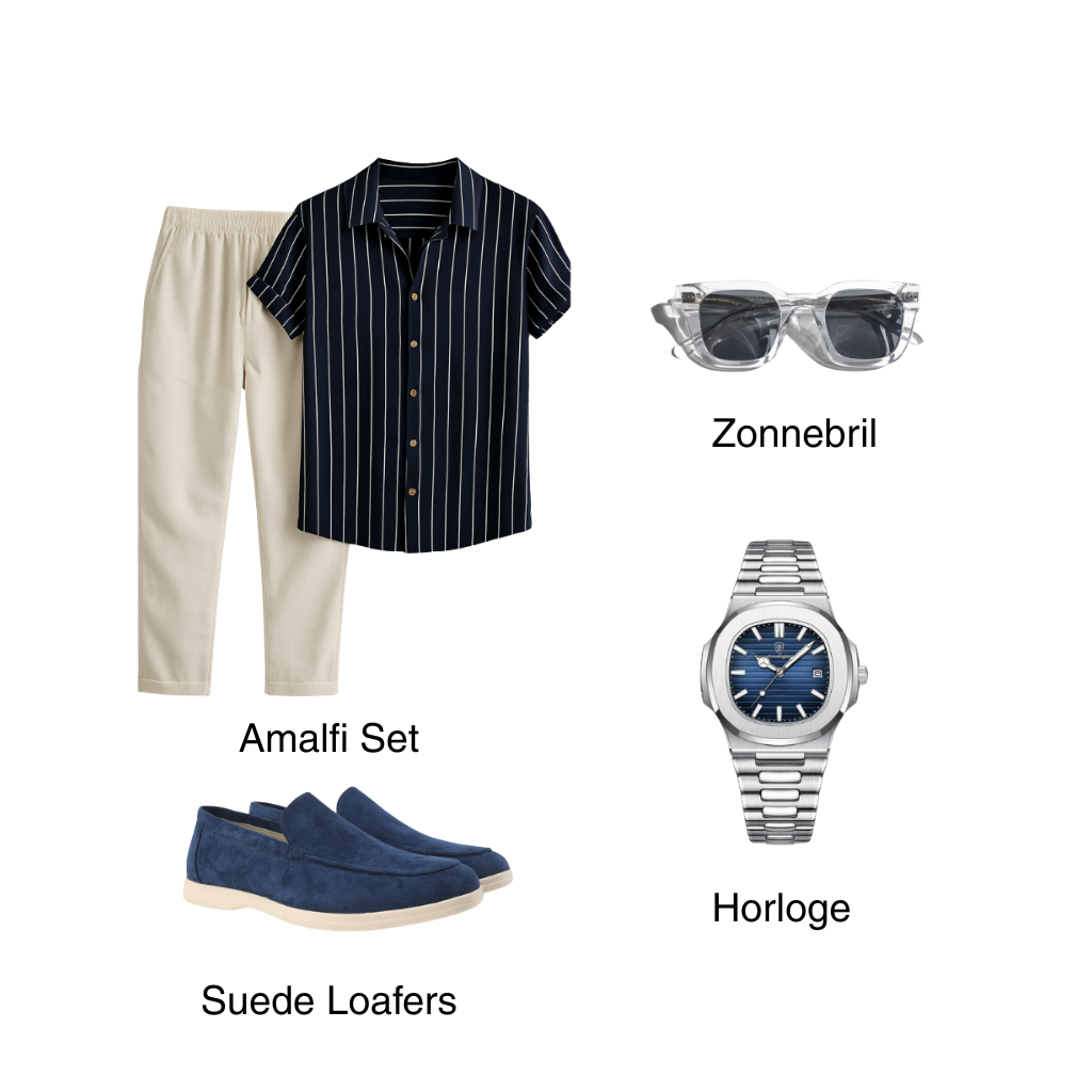 Blue White Outfit - Valourás
