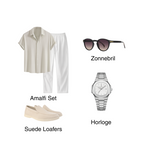 Beige White Outfit - Valourás