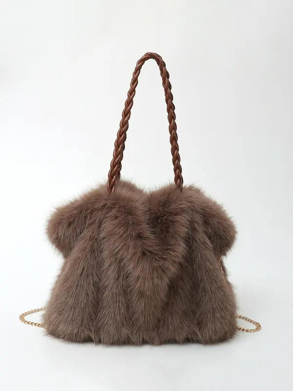 Charlotte Plush Shoulder Bag