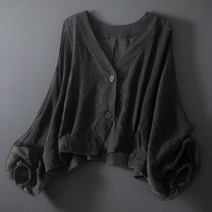 Sofia Linen Blouse - Valourás