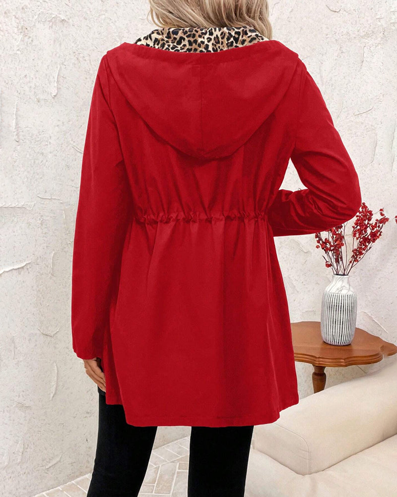 Bernice Reversible Leopard Coat