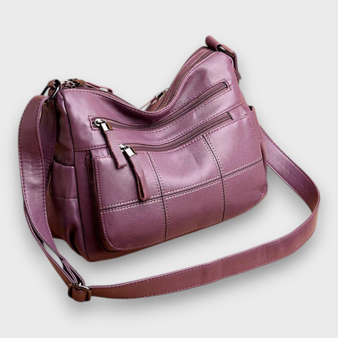 Berlana Classic Solid-Color Shoulder Bag