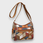 Miresta Patchwork Leather Shoulder Bag