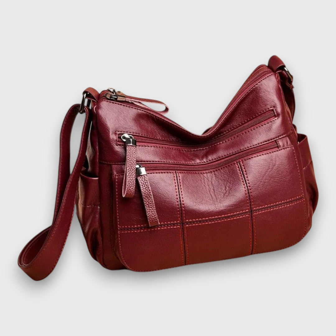 Berlana Classic Solid-Color Shoulder Bag