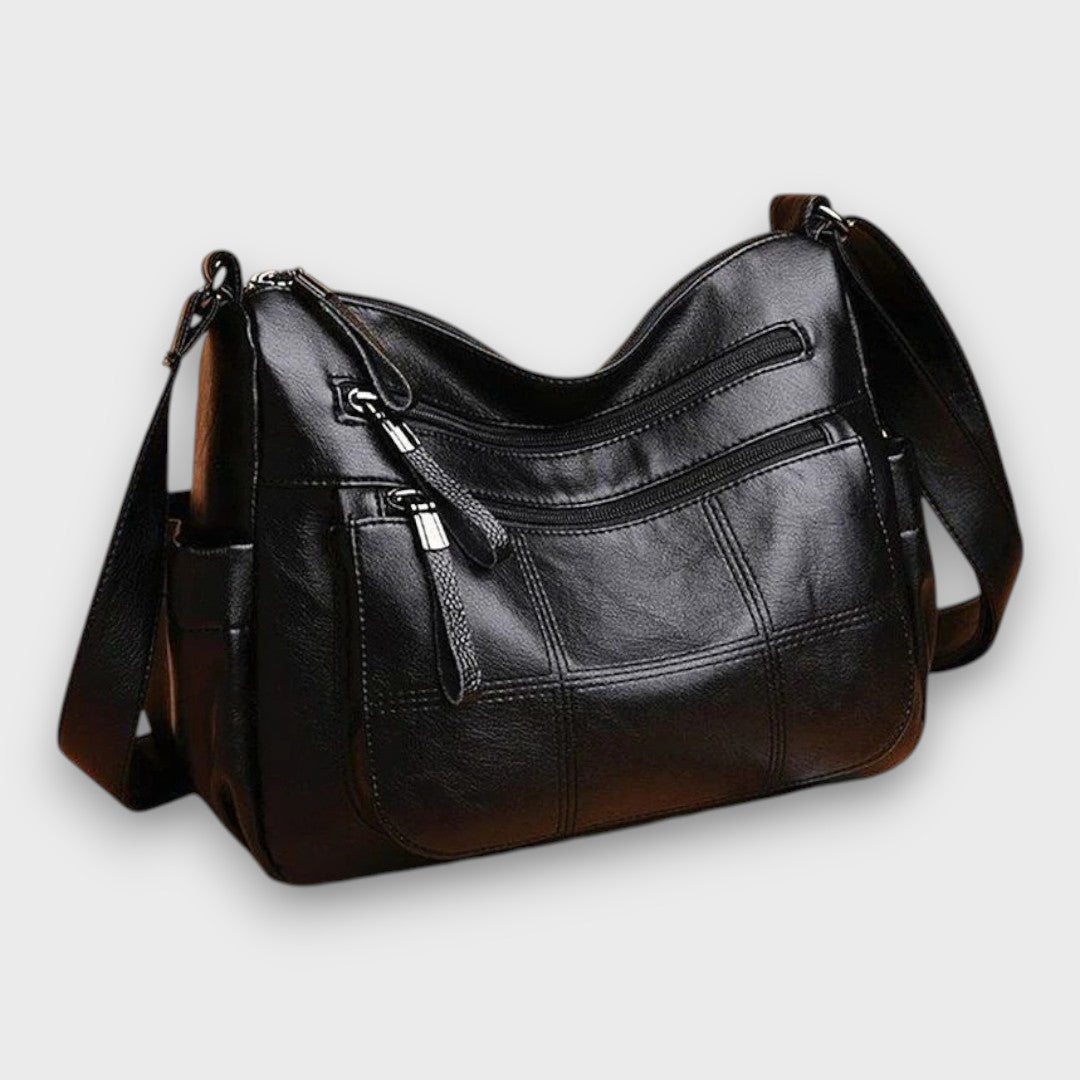 Berlana Classic Solid-Color Shoulder Bag