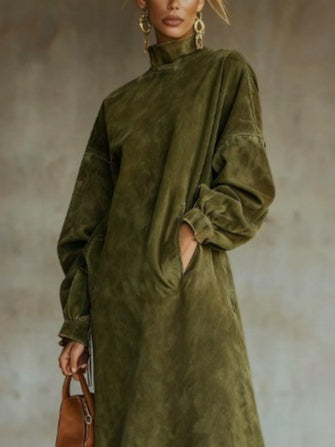 Aurora Suede Fringe Dress