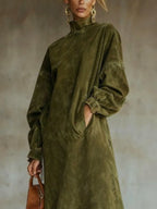 Aurora Suede Fringe Dress